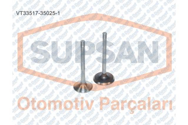 SUPSAN VT-33517-35025-1 Subap Emme+Eksoz (In-4 Ex-4) Passat 1.9tdi/2.0tdi 4 Silindir 2005 Mod. (Avb-Avf-Awx)